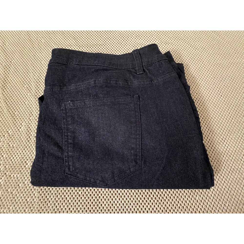 Denim 24/7 Jeans Plus Sz 22w Stretch Blue Denim Dark Blue Plain‎ Pocket Perfect